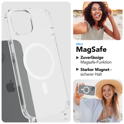 iPhone 15 Serie MagSafe Hülle + Boho Band Animal Print