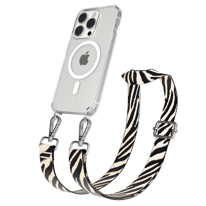 Apple iPhone 15 Pro Handykette MagSafe mit Boho Band EAZY CASE Neck Strap 