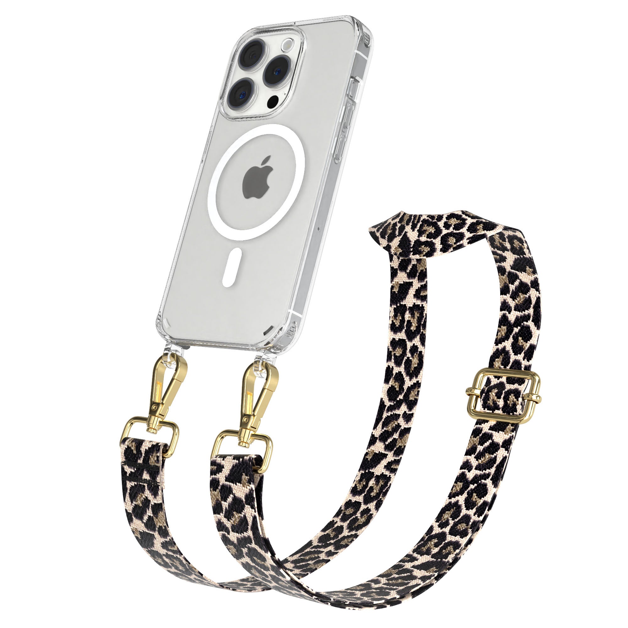 Apple iPhone 15 Pro Handykette MagSafe mit Boho Band EAZY CASE Neck Strap 