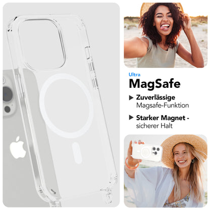 Apple iPhone 15 Pro Handykette MagSafe mit Boho Band EAZY CASE Neck Strap 