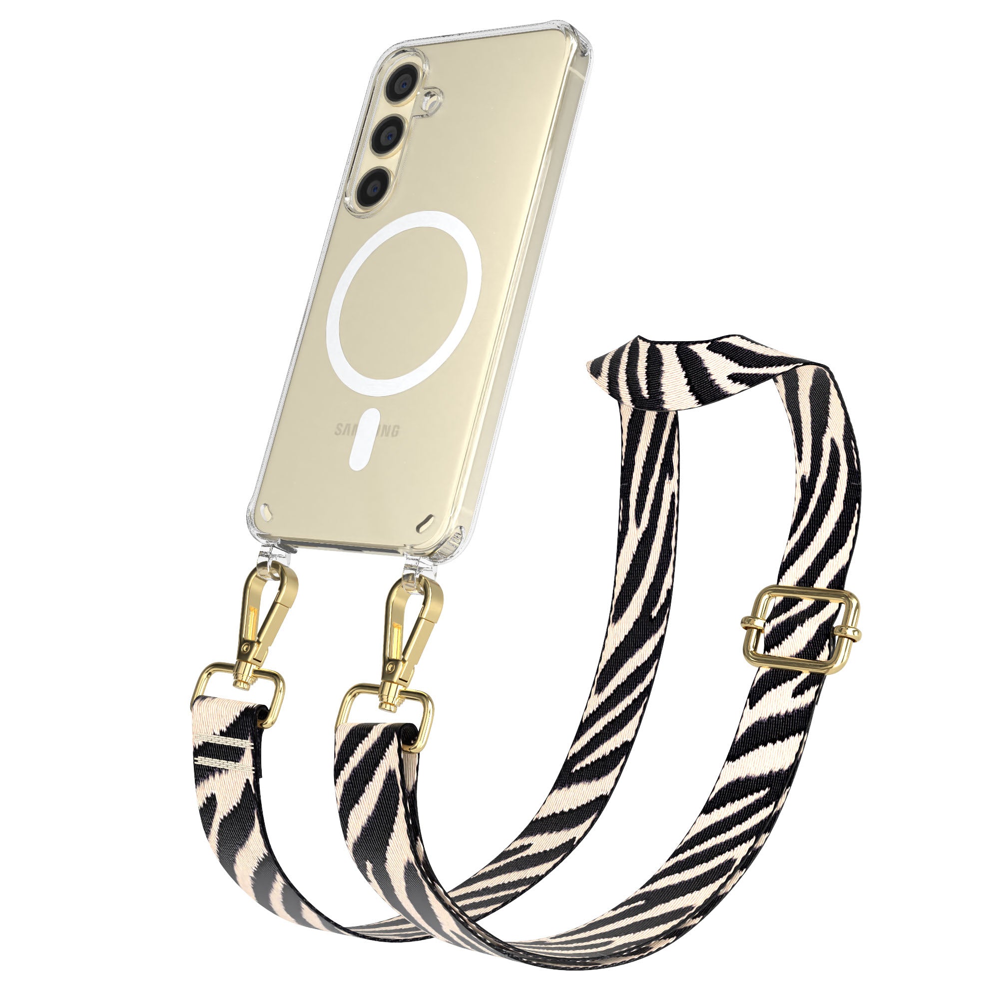 Samsung Galaxy S24 Handykette MagSafe mit verstellbarem Boho Band Set 