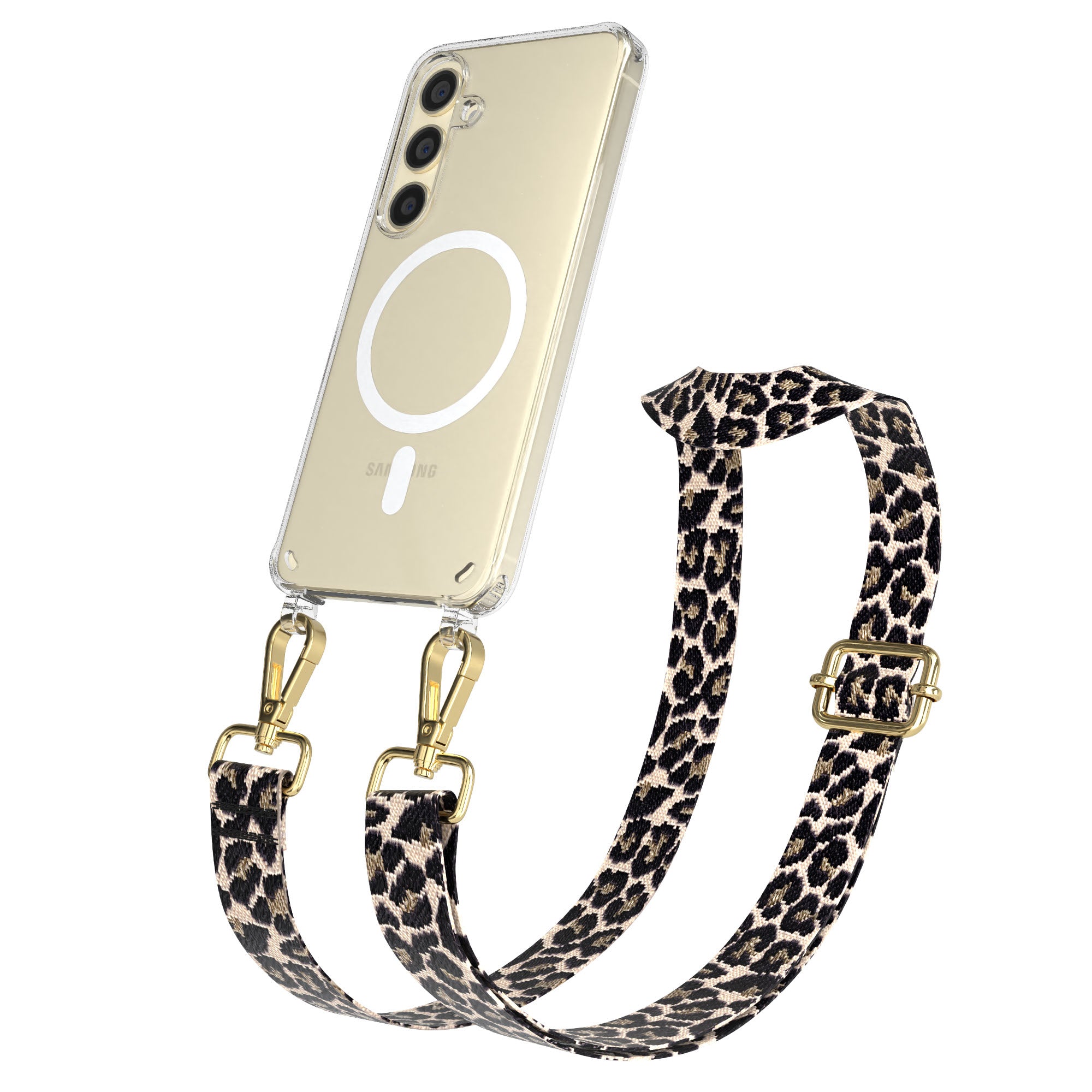 Samsung Galaxy S24 Handykette MagSafe mit verstellbarem Boho Band Set 