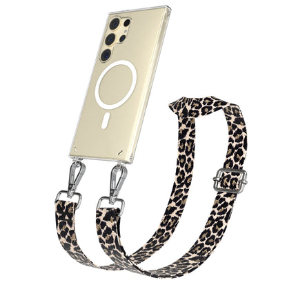Samsung Galaxy S24 Ultra Handykette mit MagSafe Halterung und Boho Band 