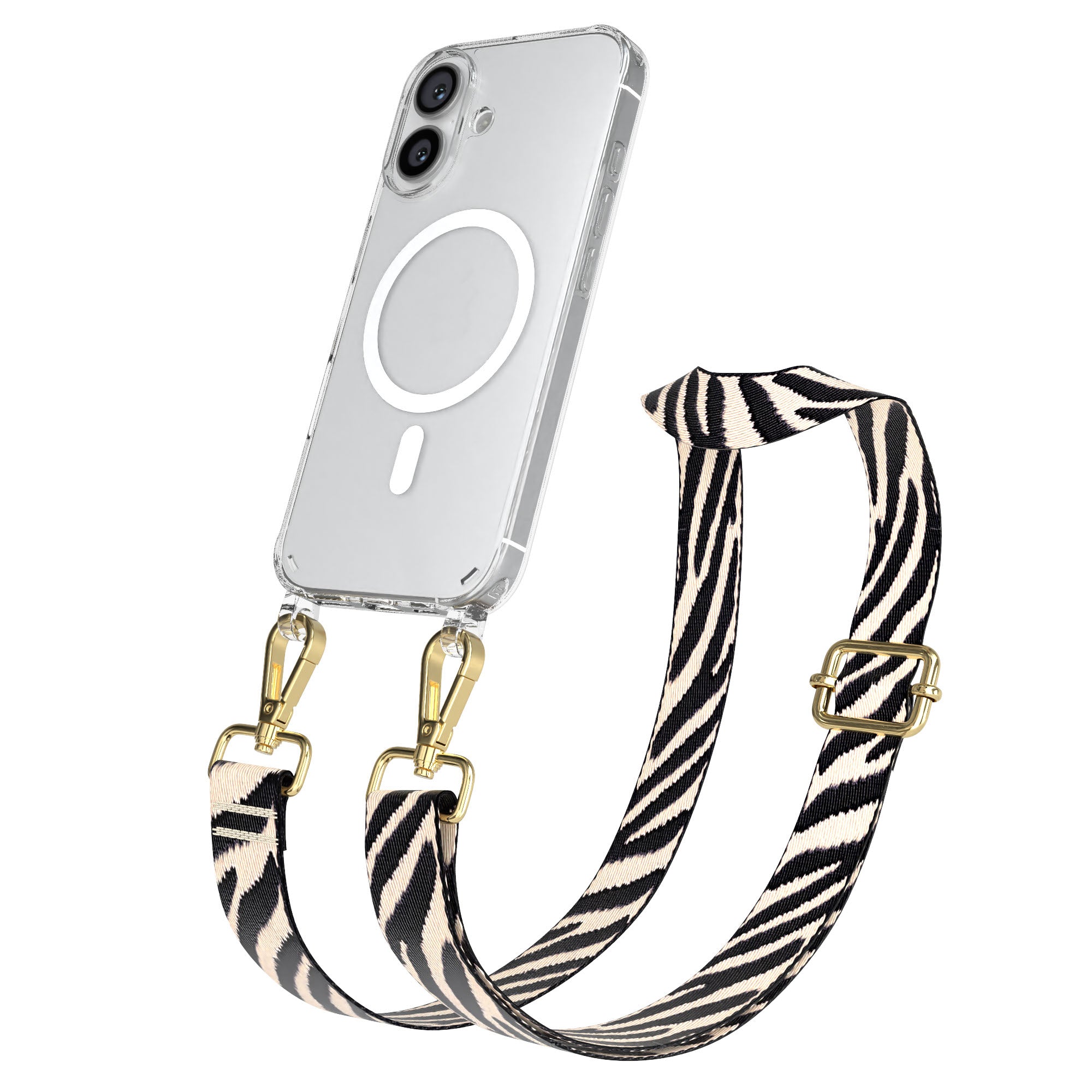 iPhone 16 MagSafe Handykette mit verstellbarem Boho Trageriemen von EAZY CASE 