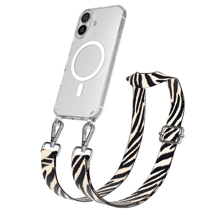 iPhone 16 Serie MagSafe Hülle + Boho Band Animal Print