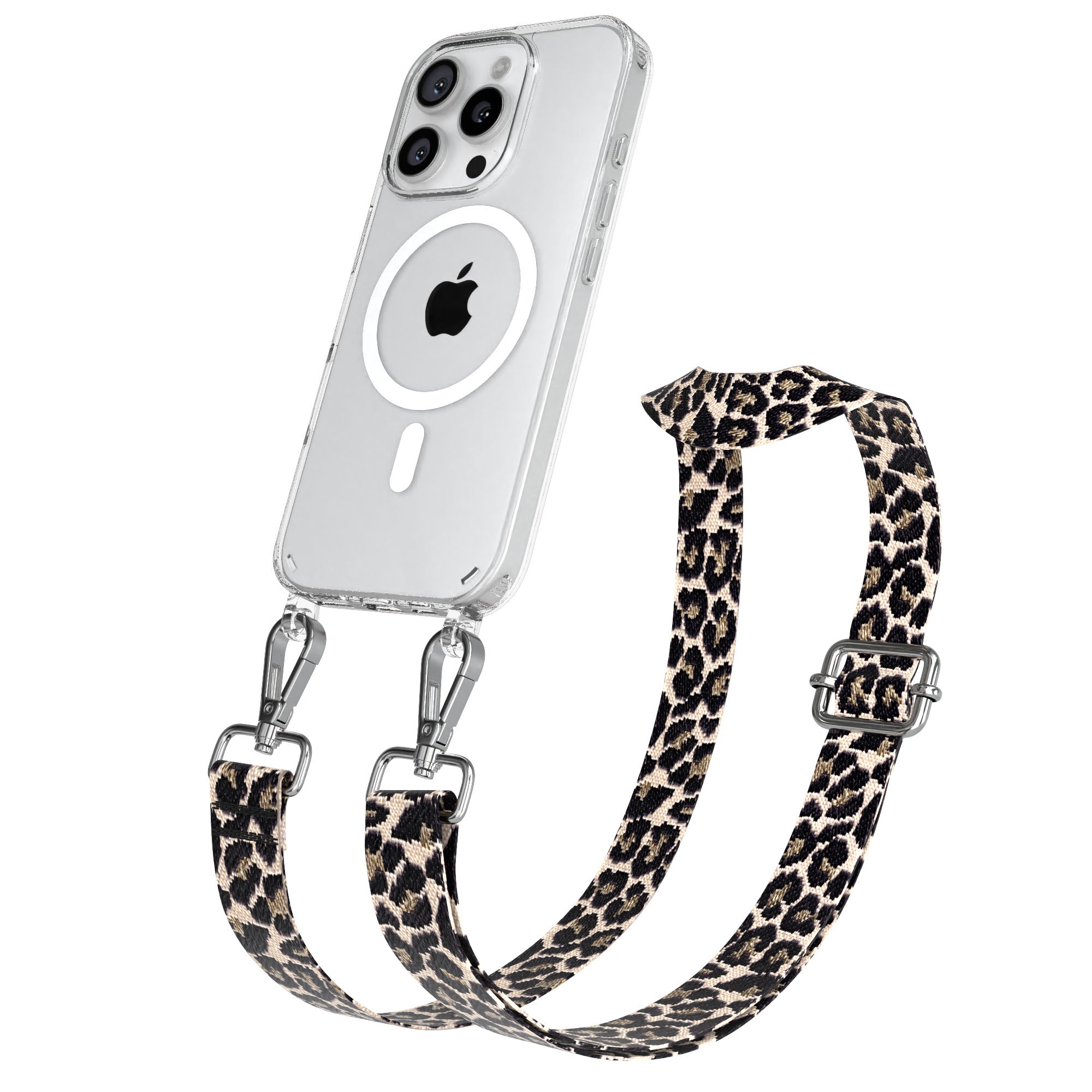 iPhone 16 Pro MagSafe Handykette mit Boho Band verstellbar 