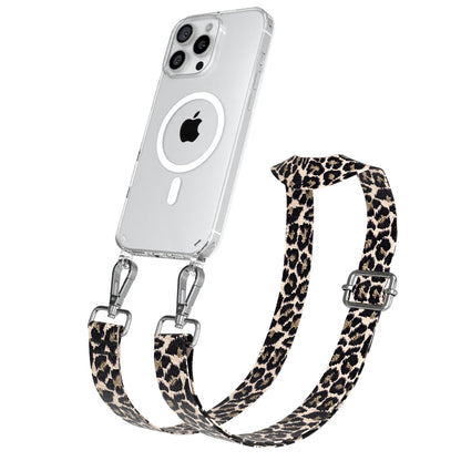 iPhone 16 Pro Max Handykette mit MagSafe Boho Band verstellbar 
