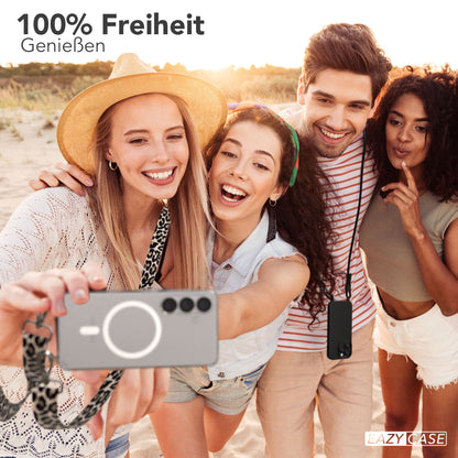 Samsung Galaxy S25 Handykette MagSafe Boho Band verstellbarer Trageriemen 