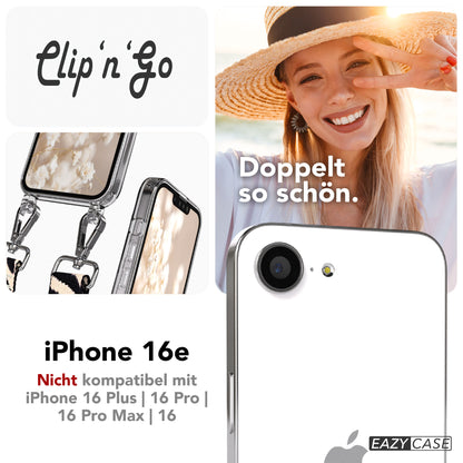 iPhone 16e MagSafe Handykette mit Boho Band Tragekette 
