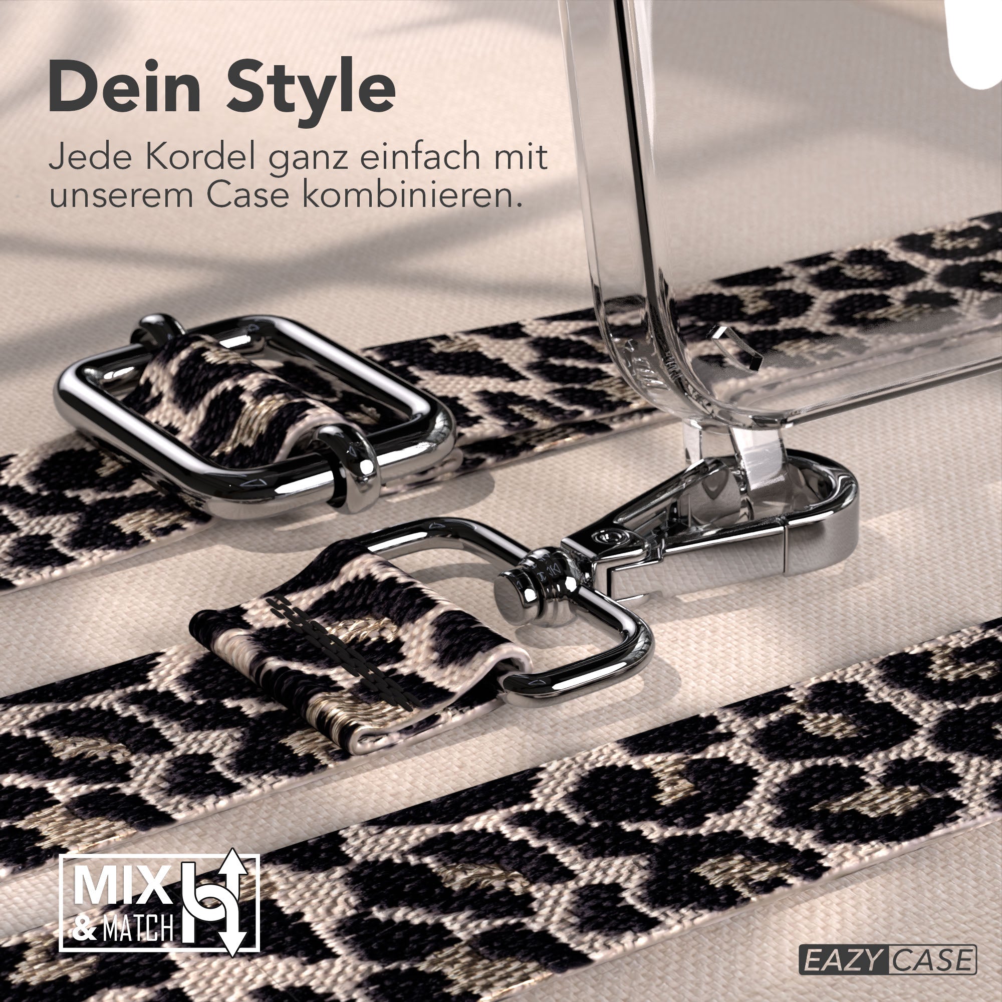 iPhone 16e MagSafe Handykette mit Boho Band Tragekette 