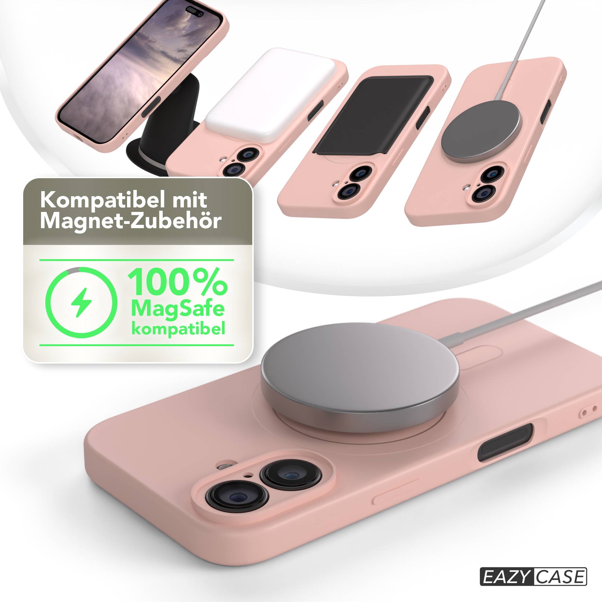 iPhone 16 Serie Silikonhülle mit MagSafe
