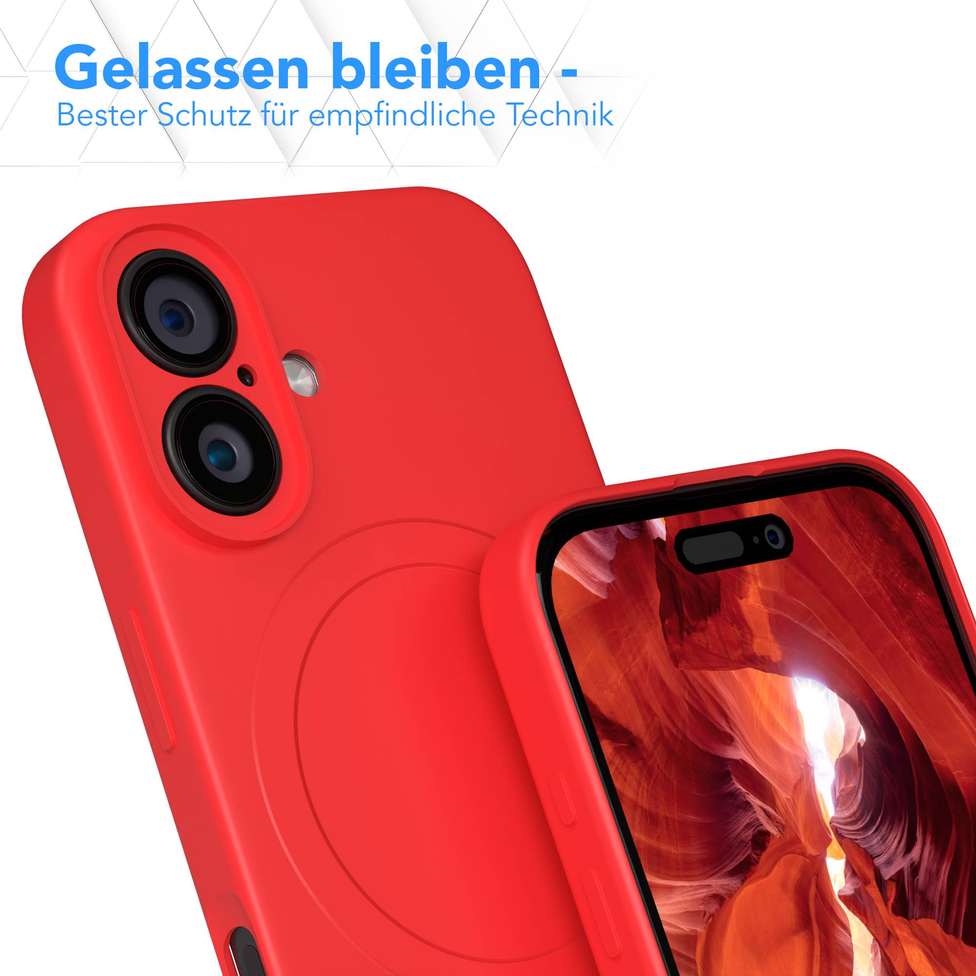 iPhone 16 Serie Silikonhülle mit MagSafe