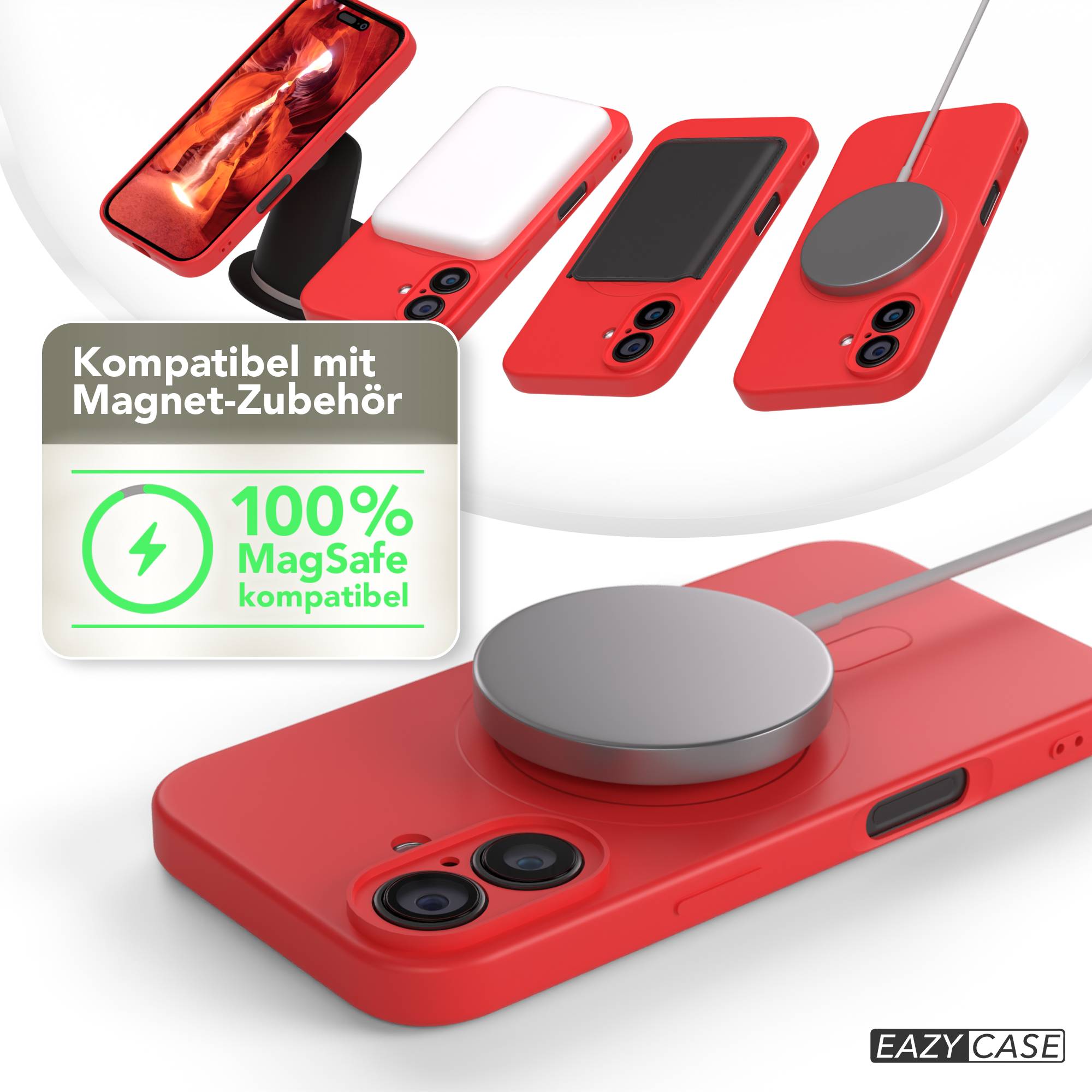 iPhone 16 Serie Silikonhülle mit MagSafe