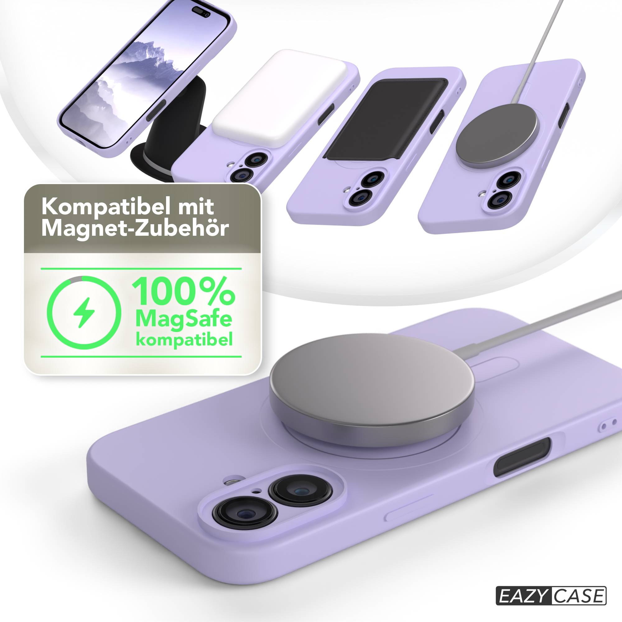 iPhone 16 Serie Silikonhülle mit MagSafe