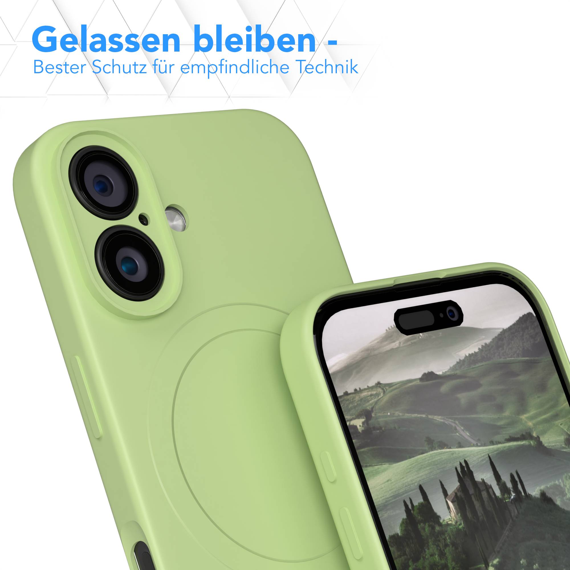 iPhone 16 Serie Silikonhülle mit MagSafe