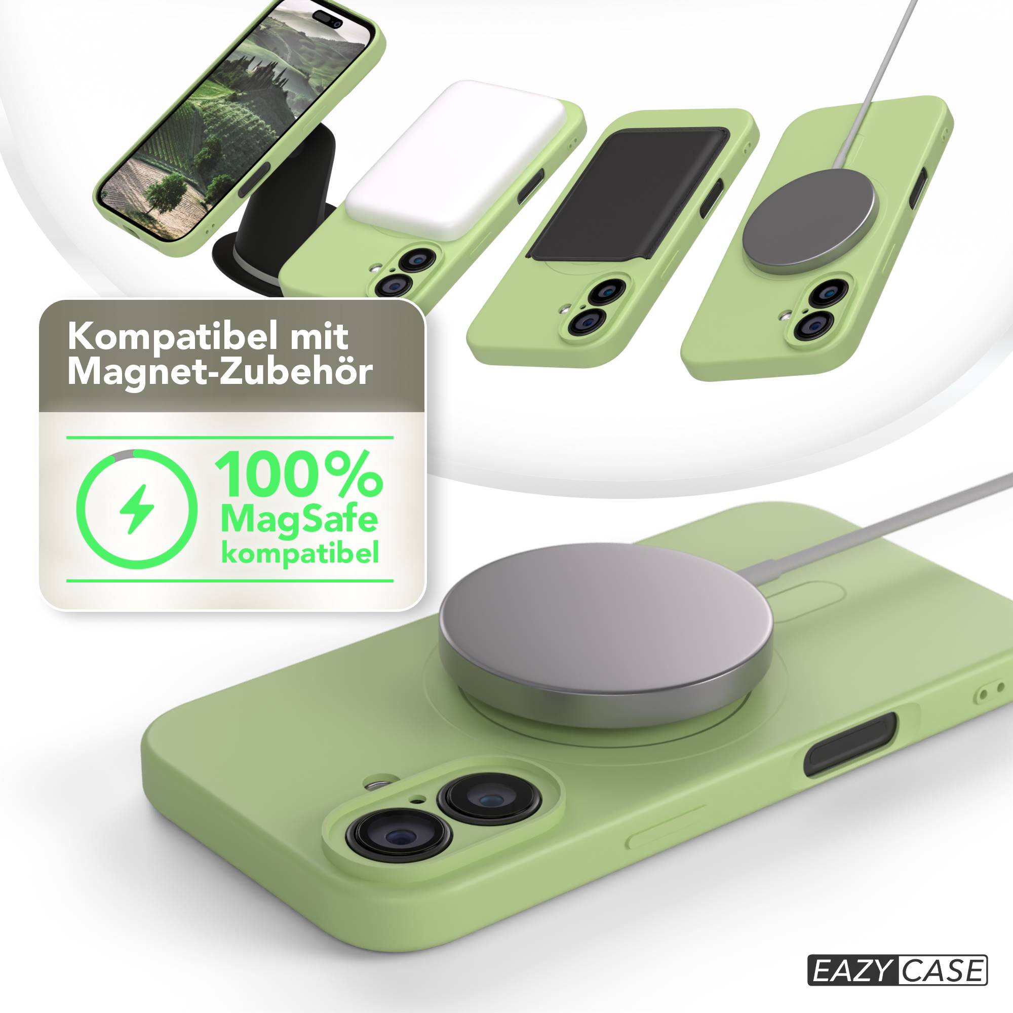 iPhone 16 Serie Silikonhülle mit MagSafe