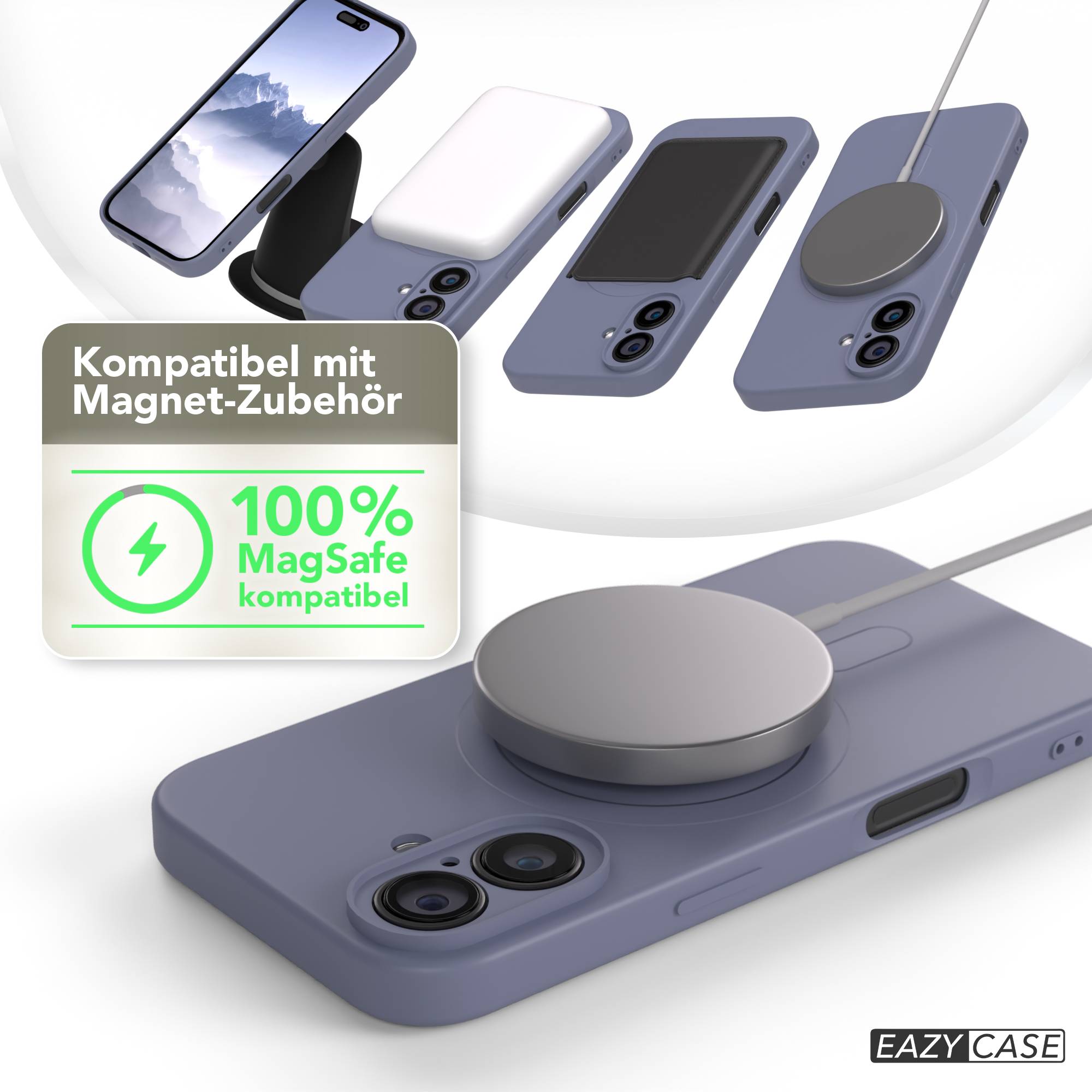 iPhone 16 Serie Silikonhülle mit MagSafe
