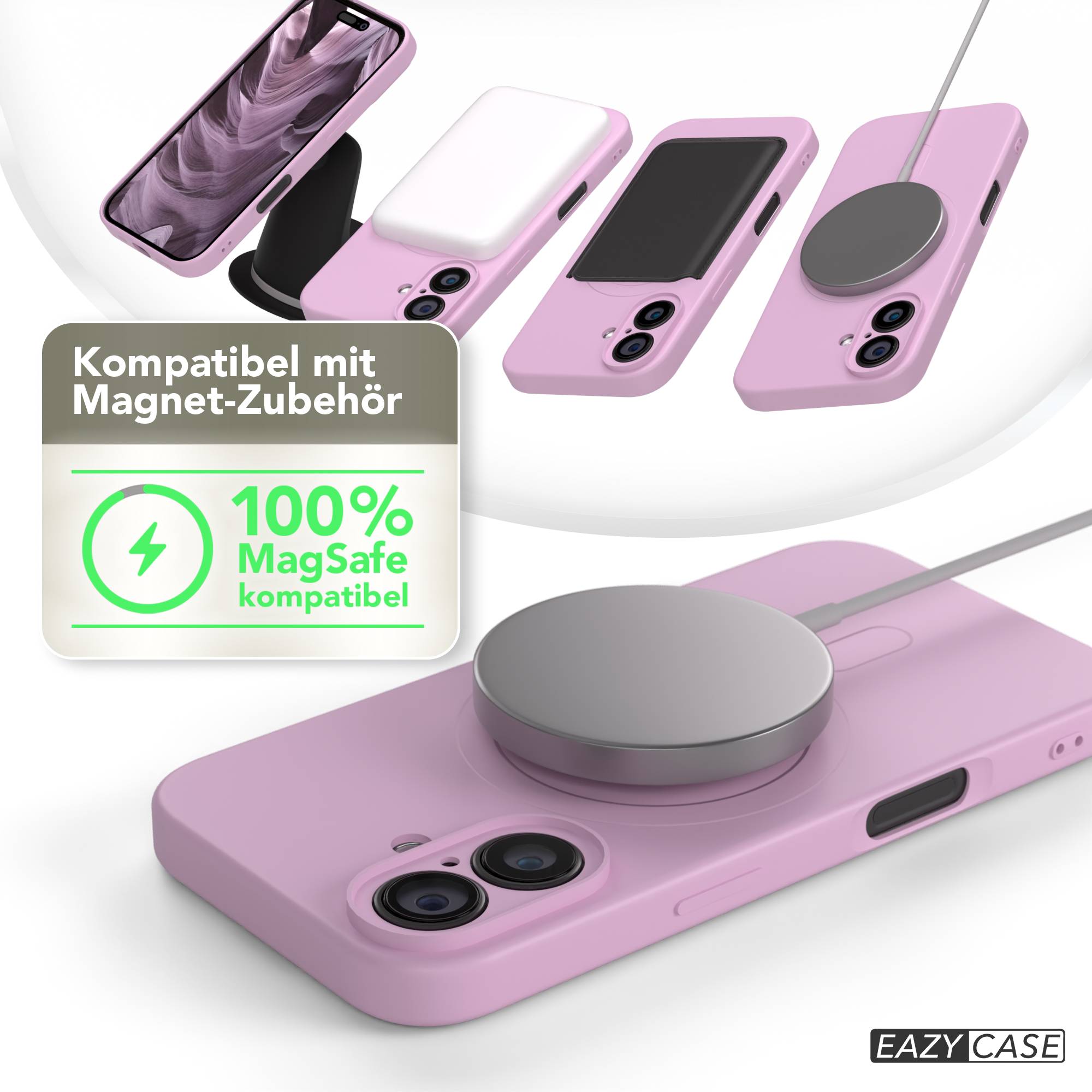 iPhone 16 Serie Silikonhülle mit MagSafe