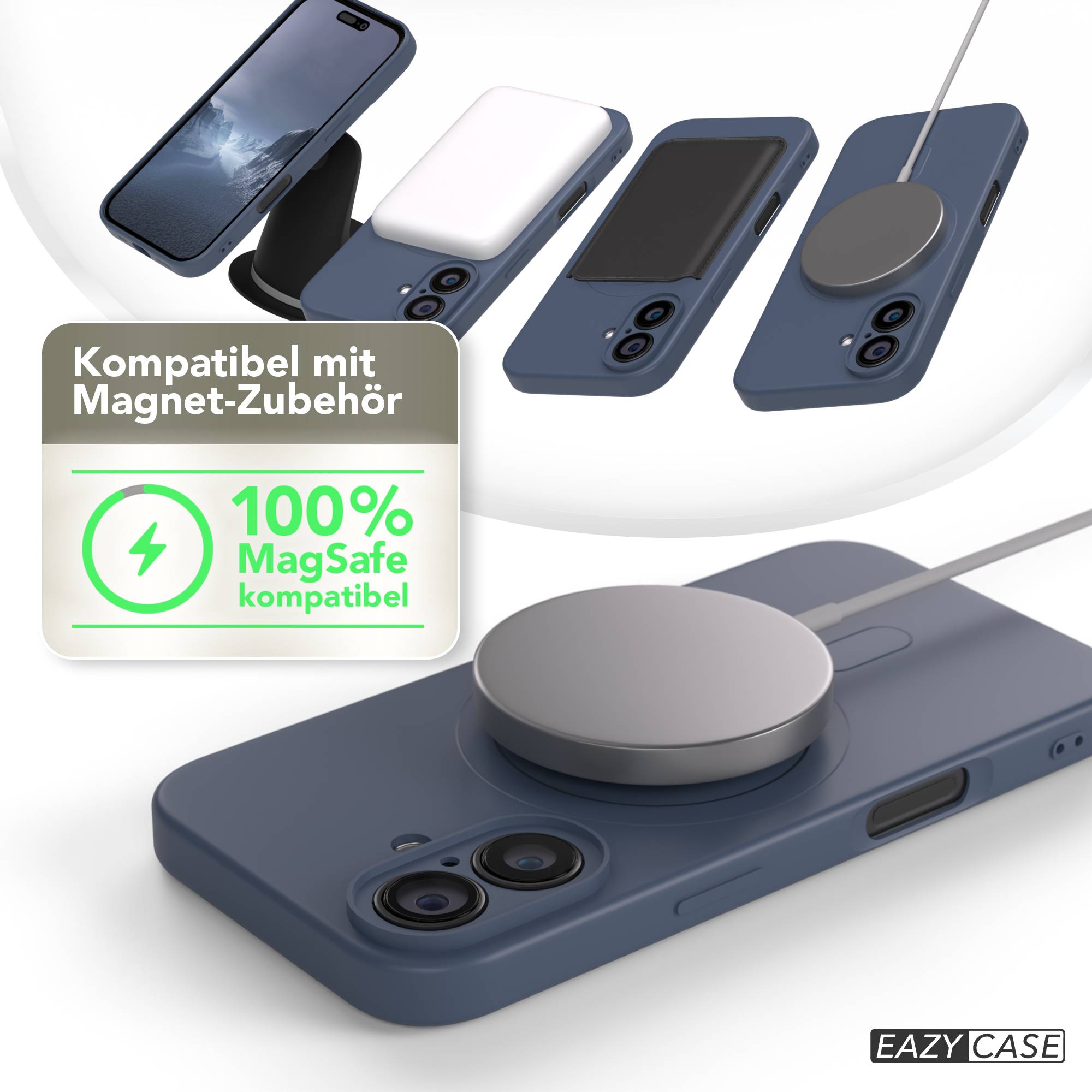 iPhone 16 Serie Silikonhülle mit MagSafe