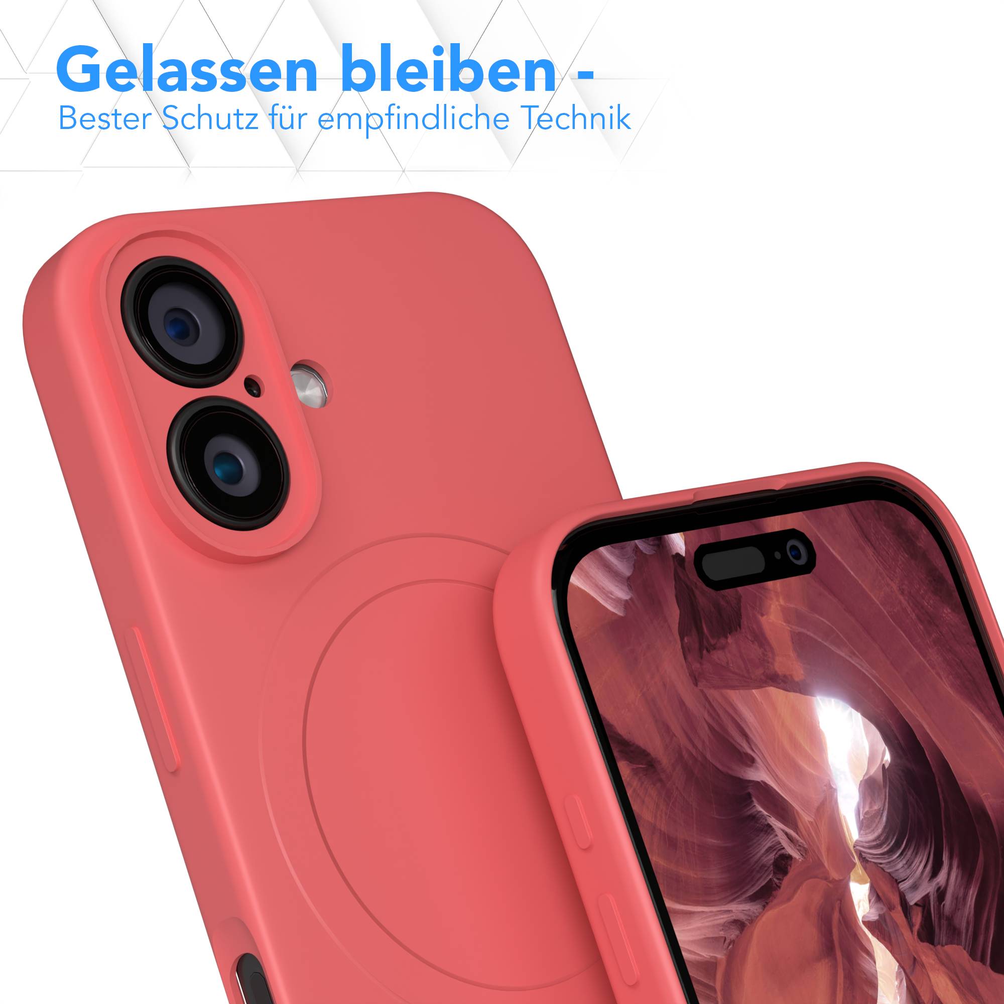 iPhone 16 Serie Silikonhülle mit MagSafe