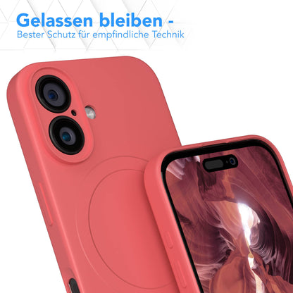 iPhone 16 Serie Silikonhülle mit MagSafe