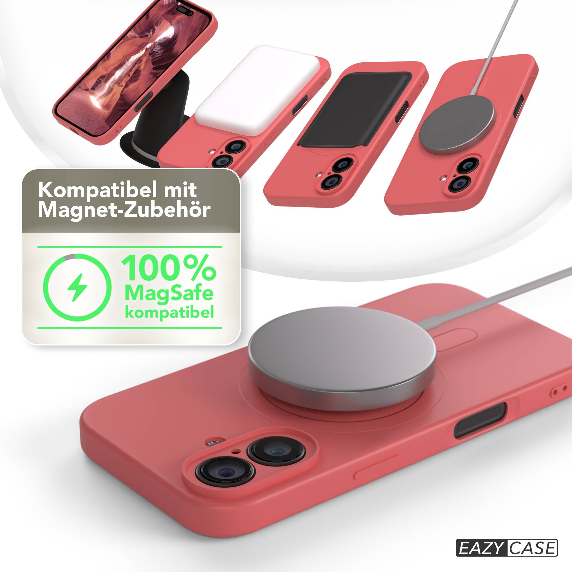 iPhone 16 Serie Silikonhülle mit MagSafe