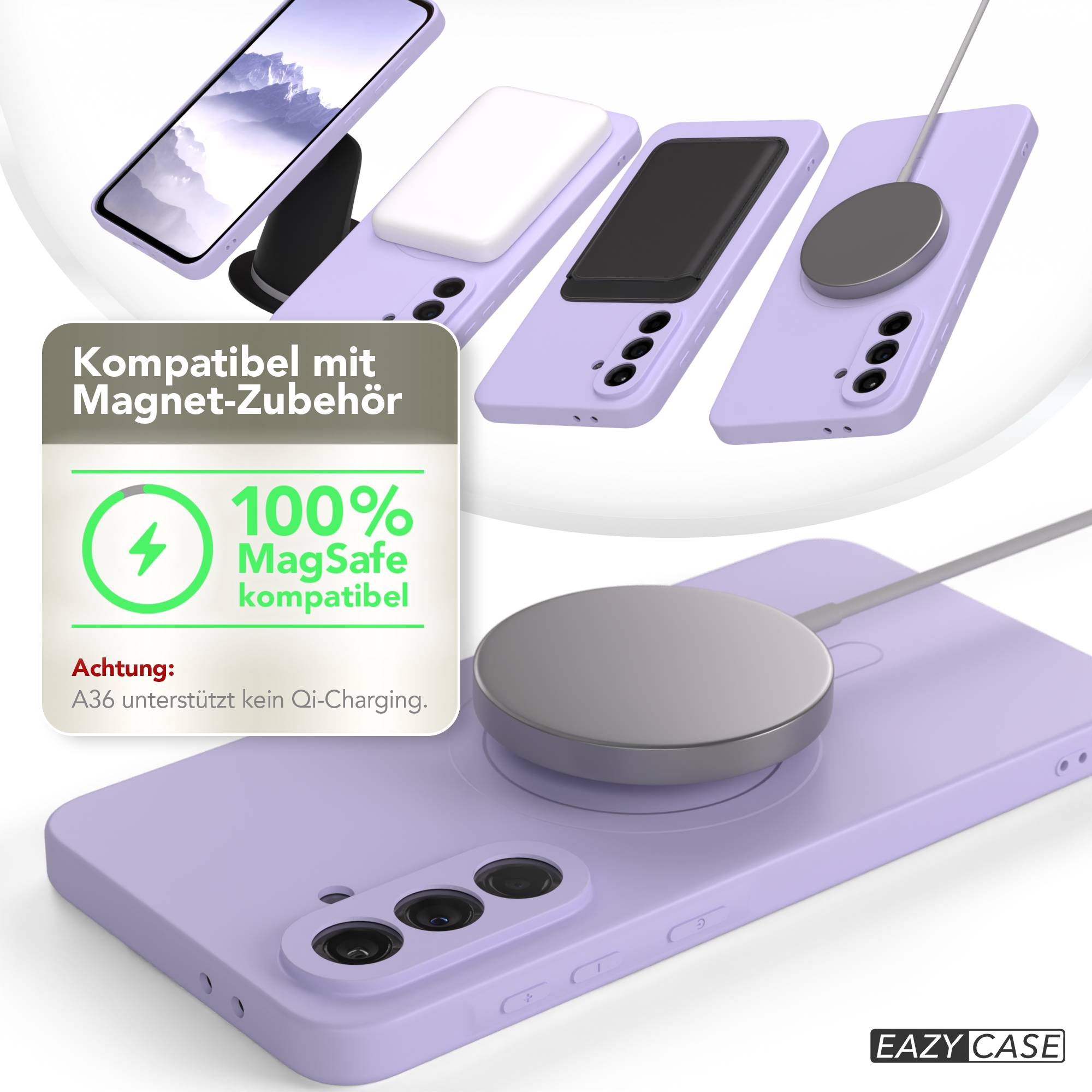 Galaxy A36 Silikonhülle mit MagSafe