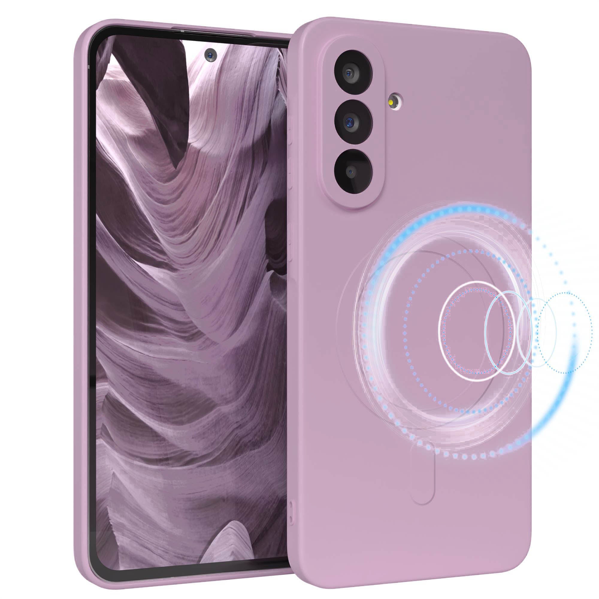 Galaxy A56 Silikonhülle mit MagSafe