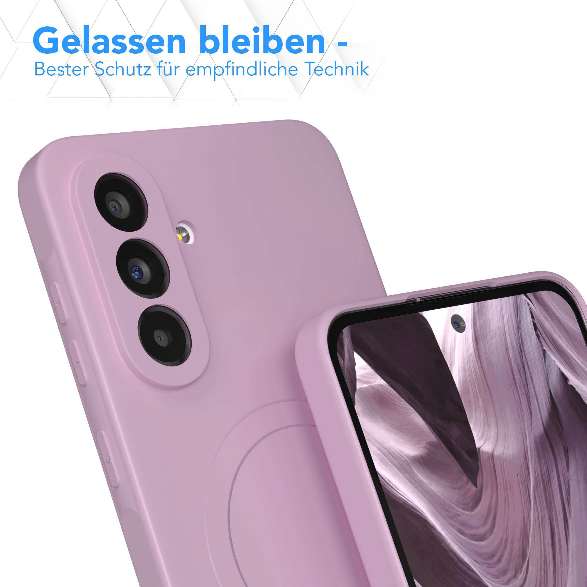 Galaxy A56 Silikonhülle mit MagSafe