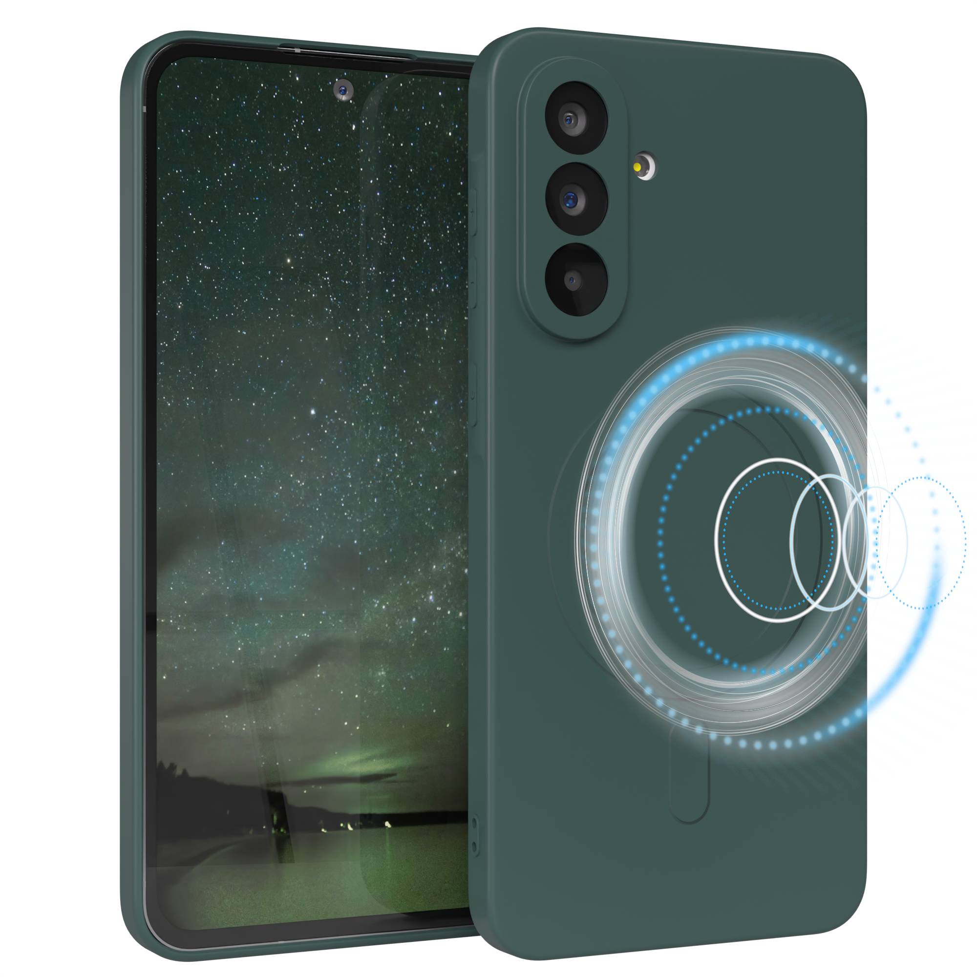 Galaxy A56 Silikonhülle mit MagSafe