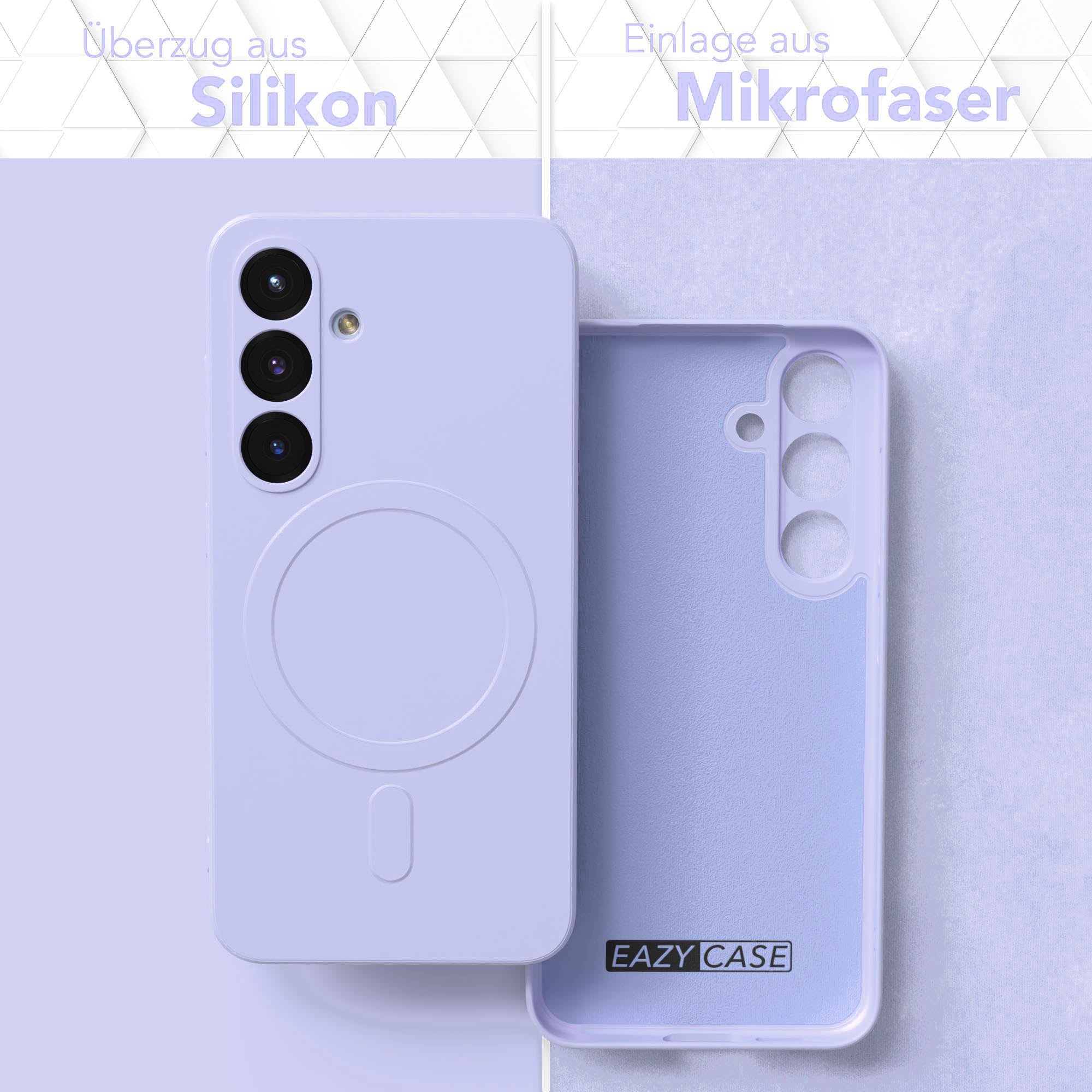 Samsung Galaxy S25 MagSafe Silikonhülle mit Kameraschutz von EAZY CASE 