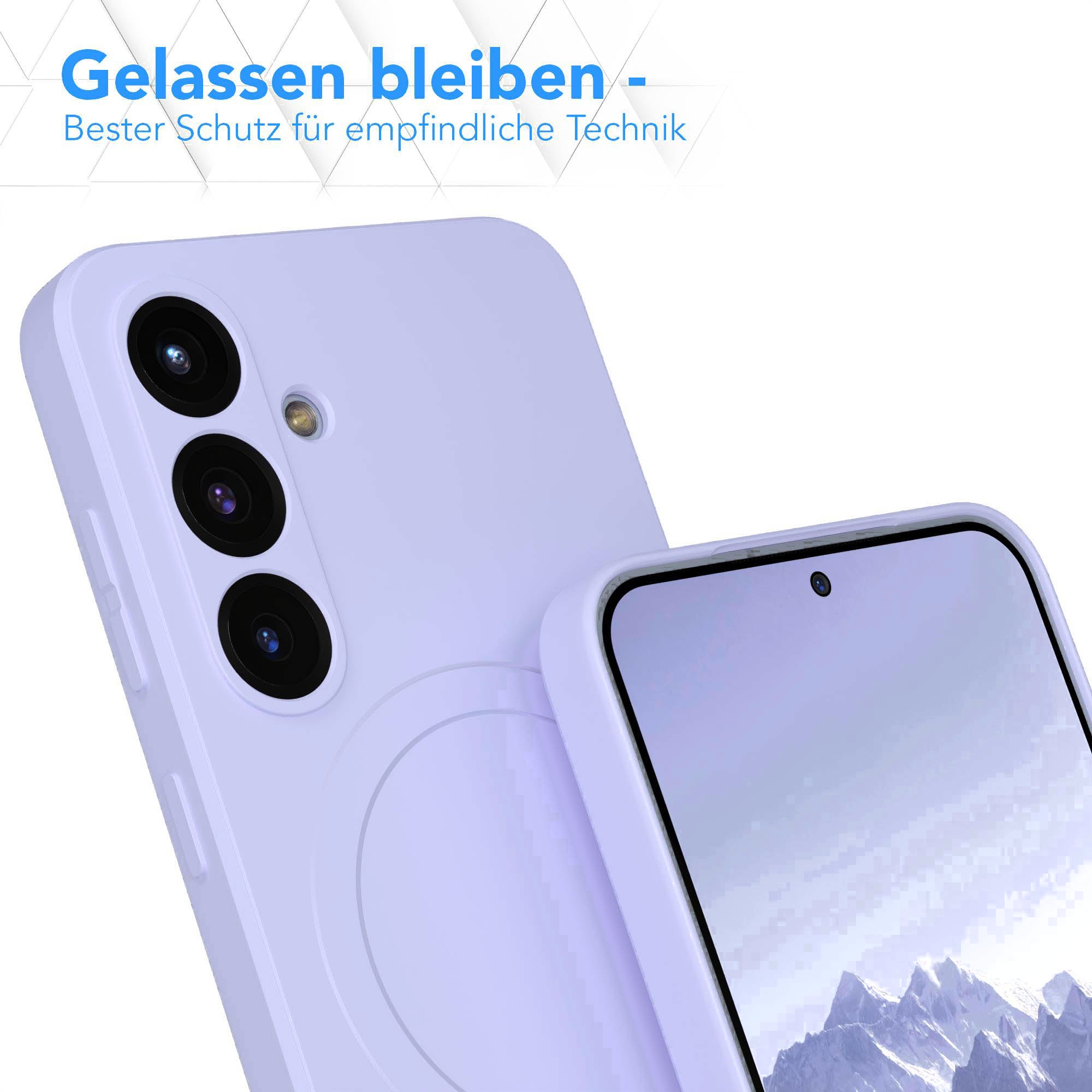 Samsung Galaxy S25 MagSafe Silikonhülle mit Kameraschutz von EAZY CASE 