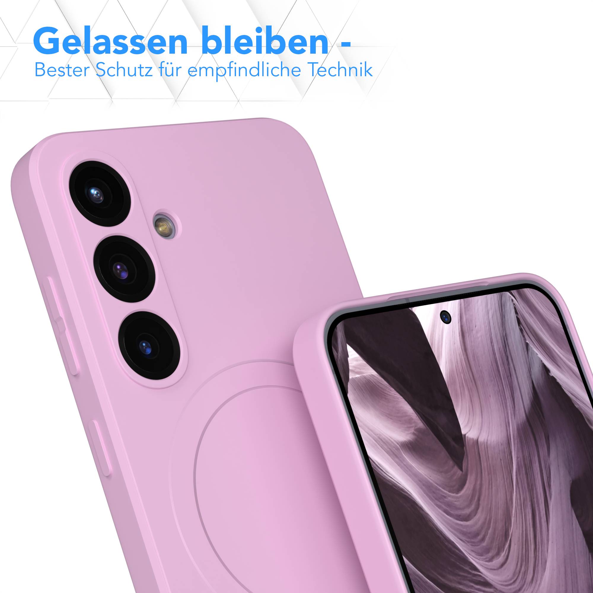 Galaxy S25 Silikonhülle mit MagSafe