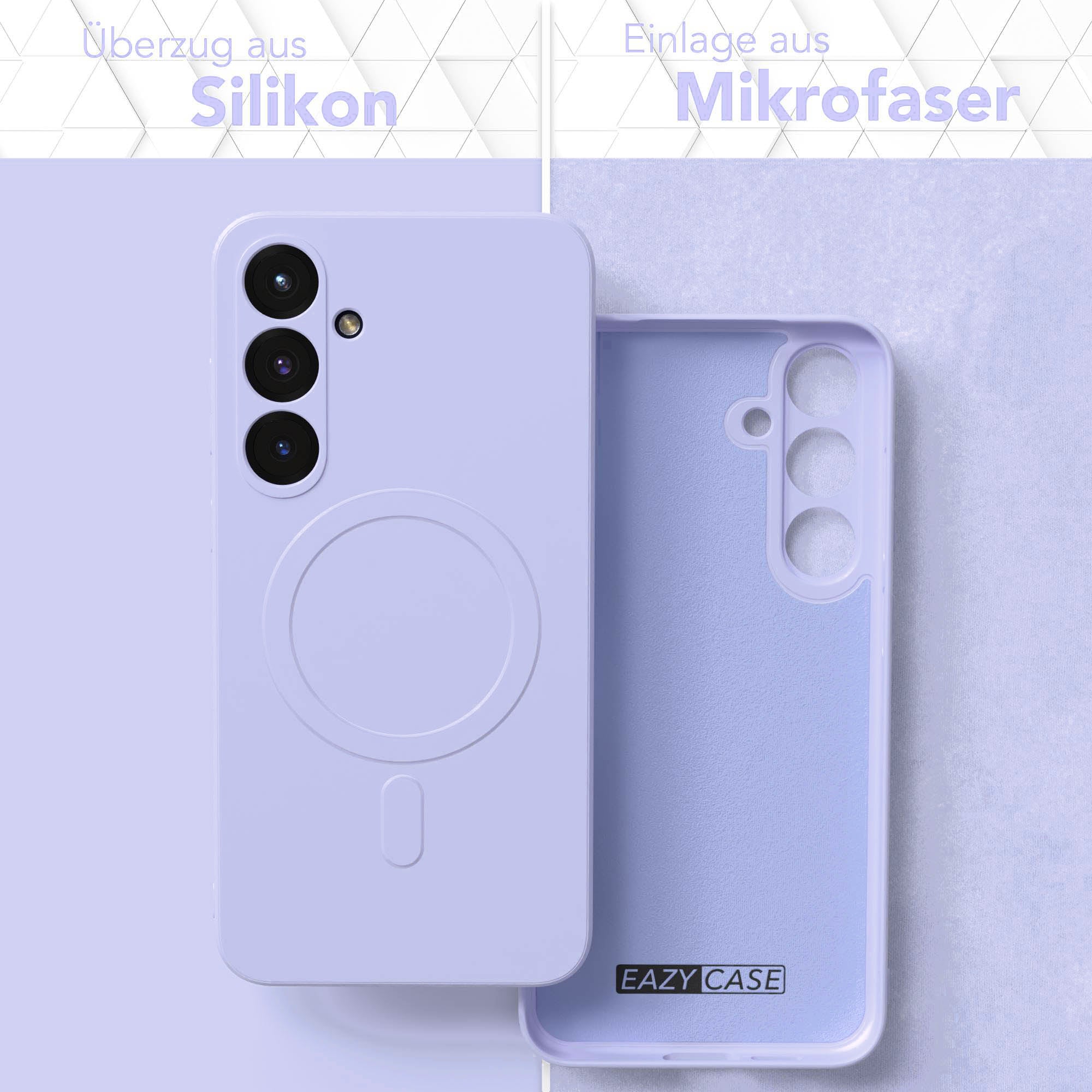 Samsung Galaxy S25 Plus MagSafe Silikonhülle mit Kameraschutz von EAZY CASE 