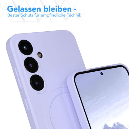 Samsung Galaxy S25 Plus MagSafe Silikonhülle mit Kameraschutz von EAZY CASE 