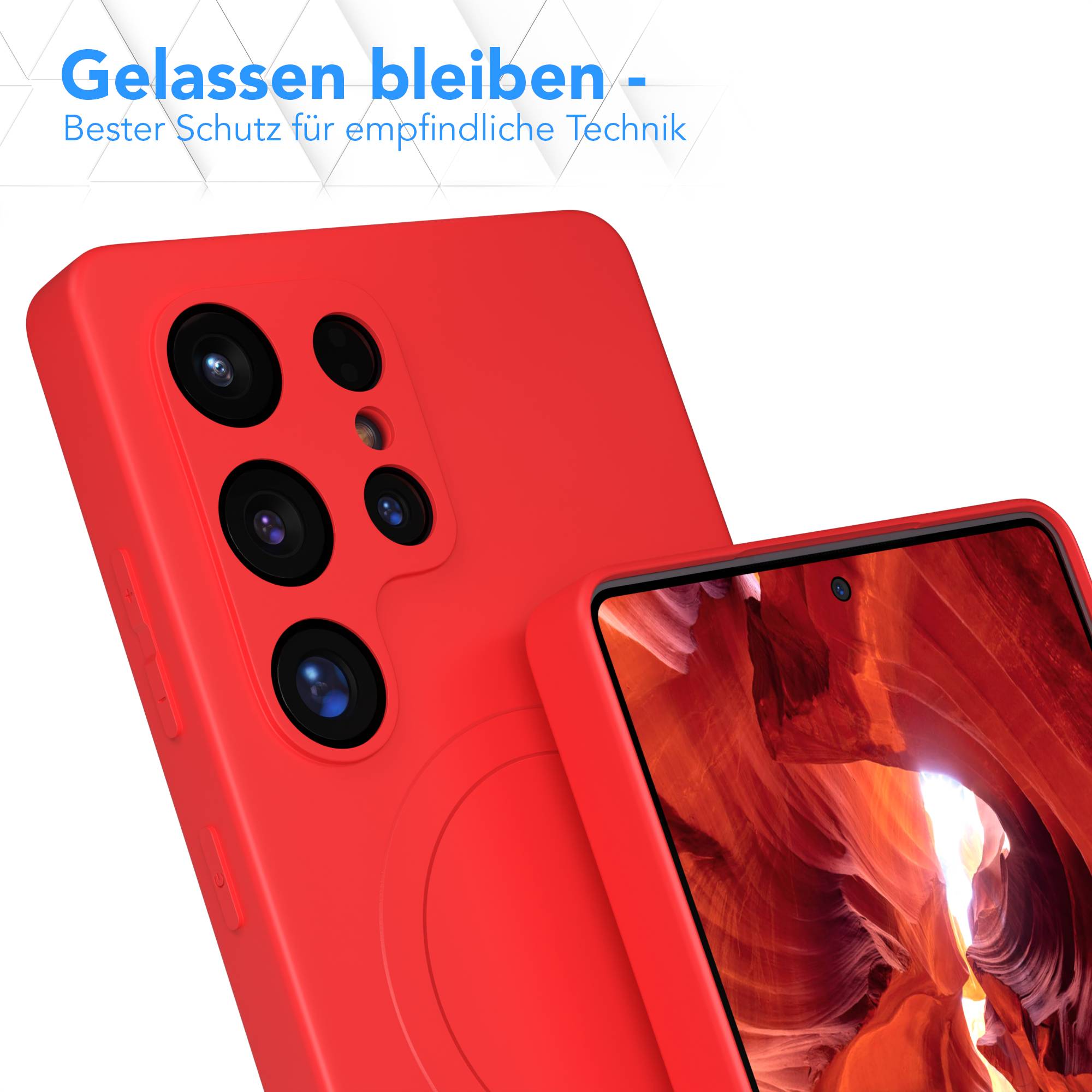 Galaxy S25 Ultra Silikonhülle mit MagSafe