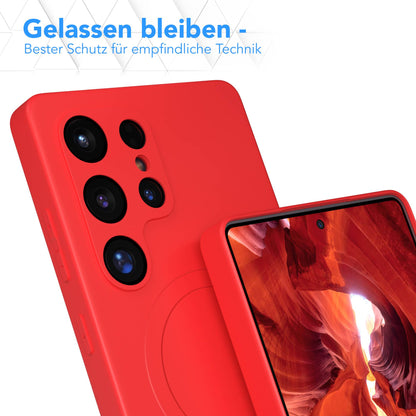 Galaxy S25 Ultra Silikonhülle mit MagSafe