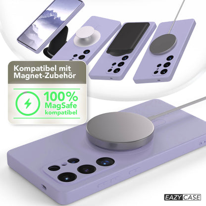 Galaxy S25 Ultra Silikonhülle mit MagSafe