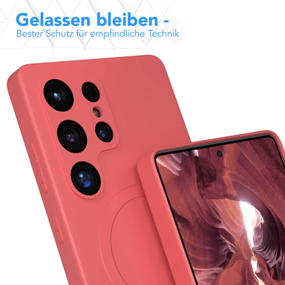 Galaxy S25 Ultra Silikonhülle mit MagSafe