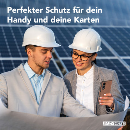 Galaxy S25 Edge Klapphülle aus Kunstleder
