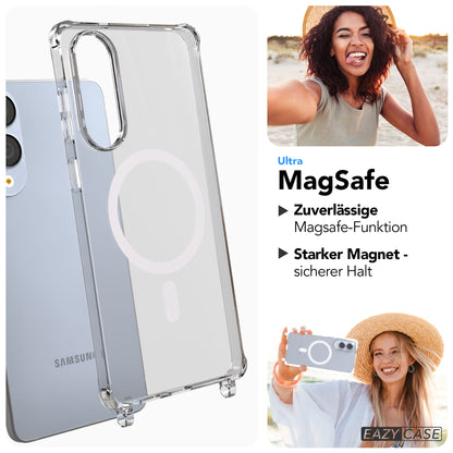 Samsung Galaxy S25 Edge Handyhülle mit Befestigungsösen für Handyketten und MagSafe Magnetring