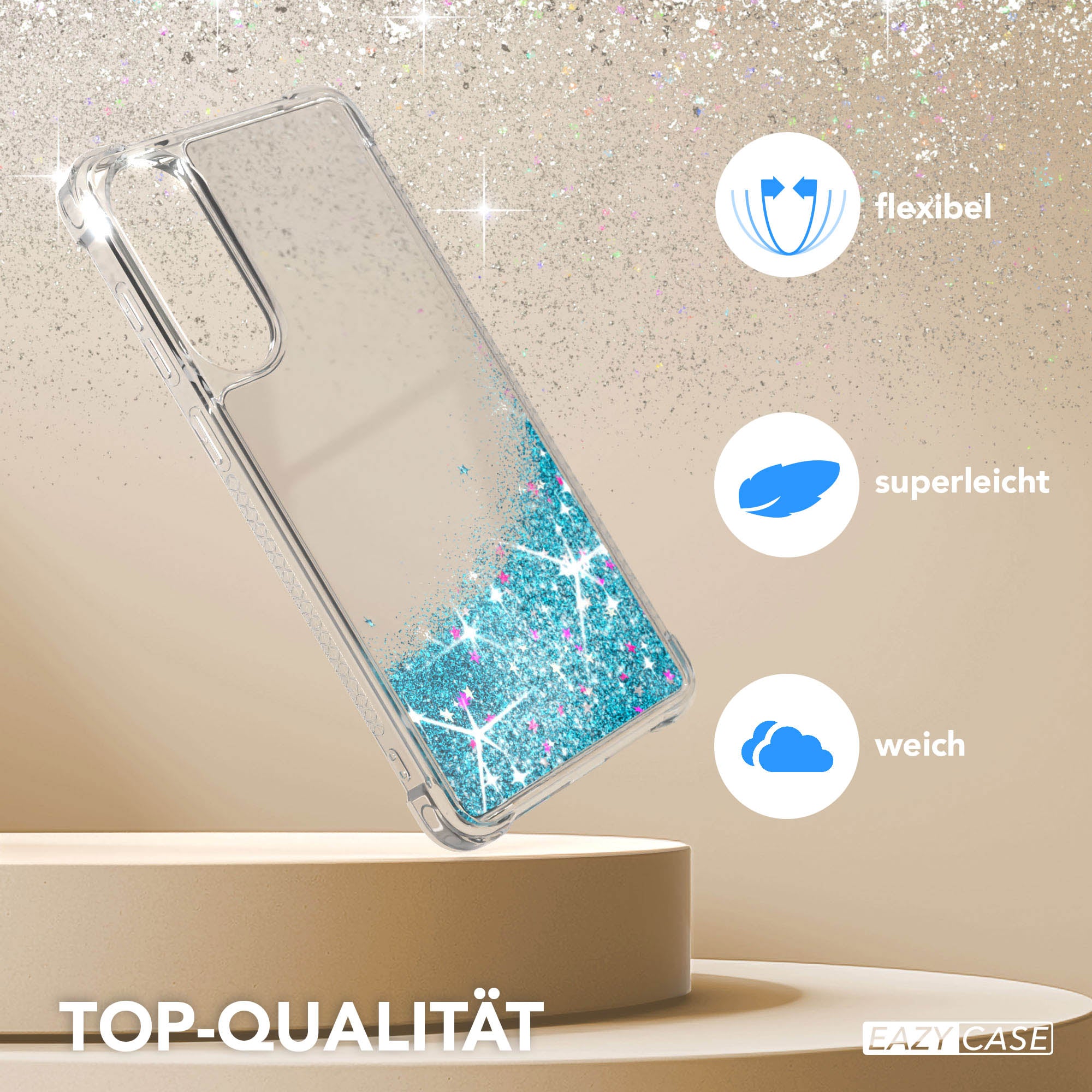 Galaxy S25 Edge Glitzerhülle