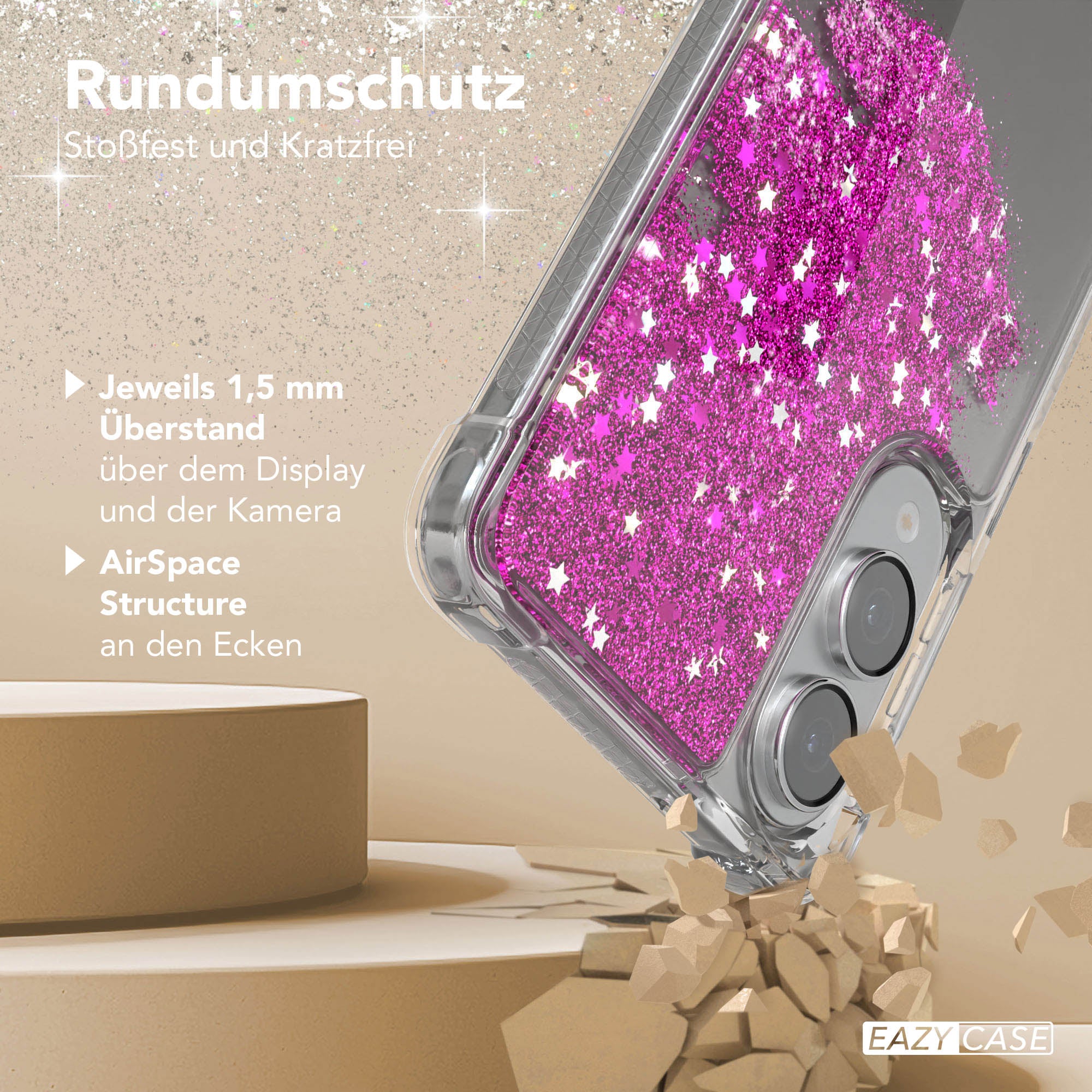Galaxy S25 Edge Glitzerhülle