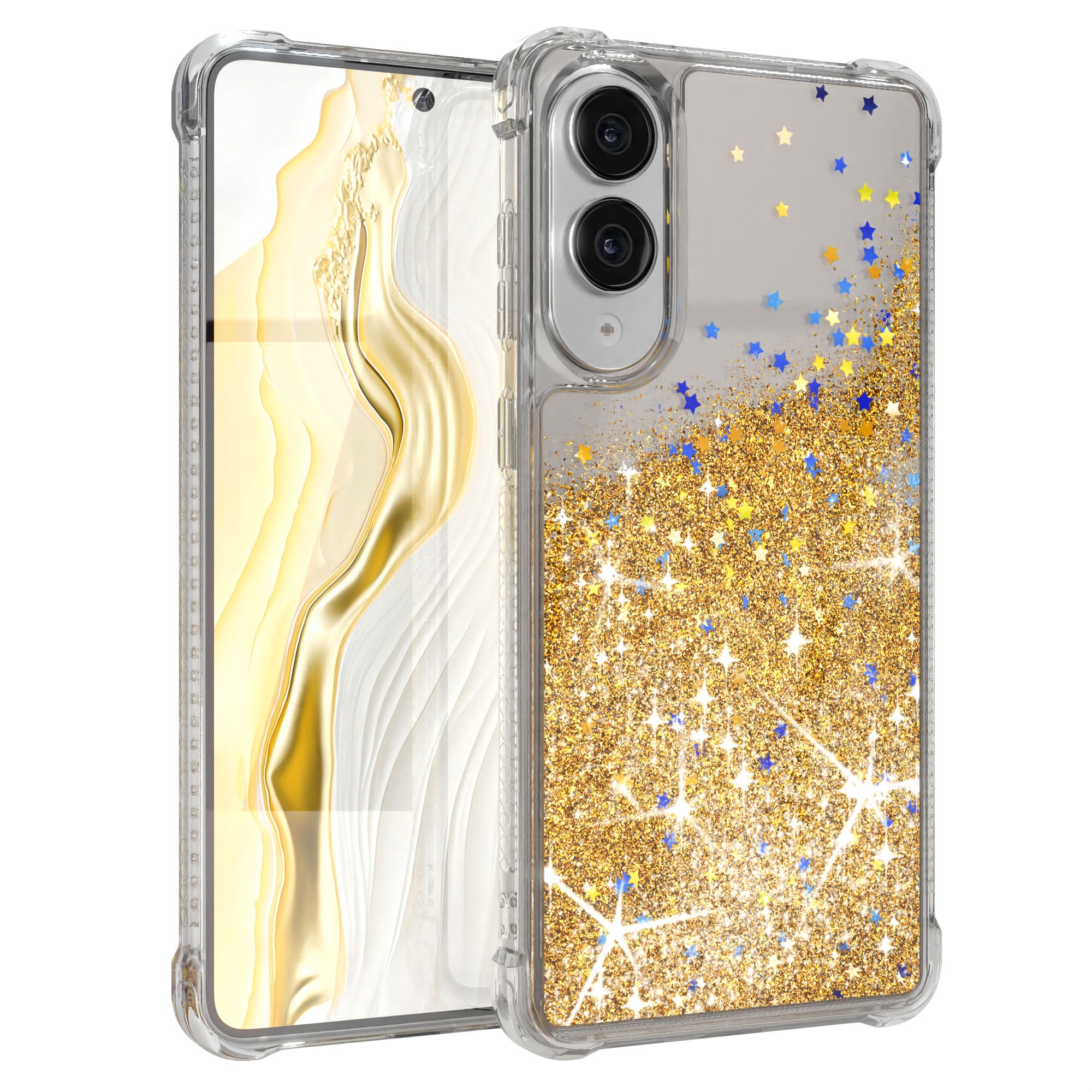 Galaxy S25 Edge Glitzerhülle