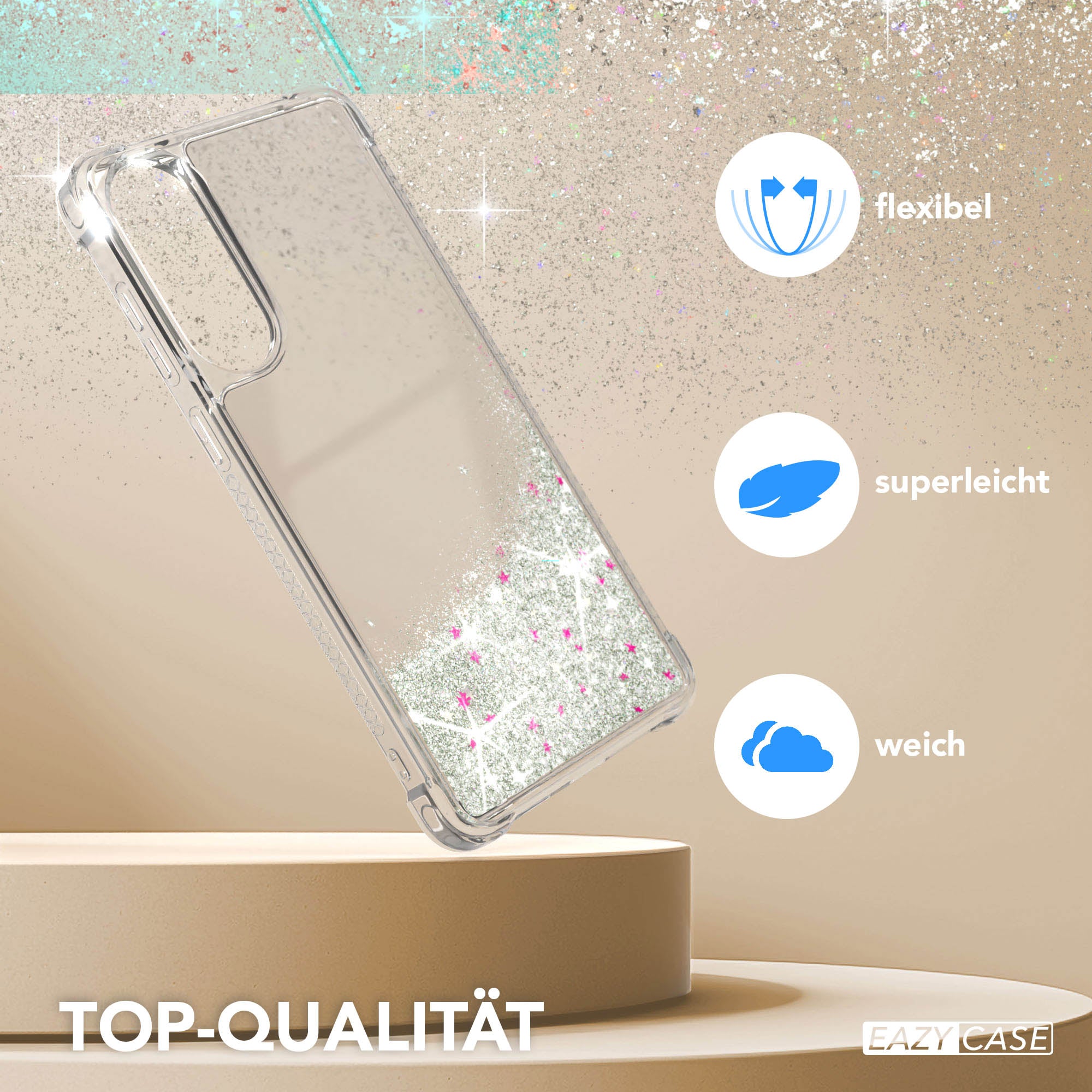 Galaxy S25 Edge Glitzerhülle