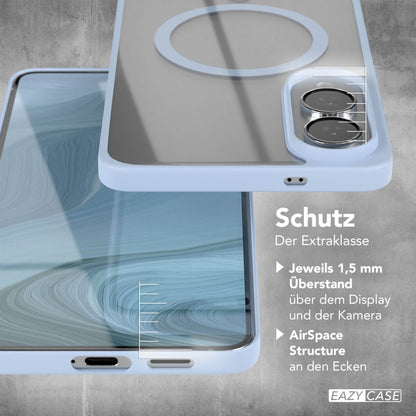 Galaxy S25 Edge transparente Hülle mit MagSafe