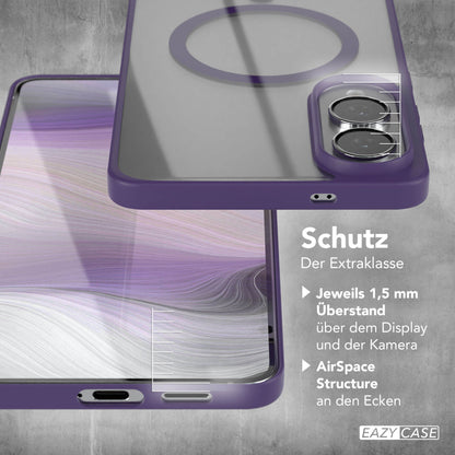 Galaxy S25 Edge transparente Hülle mit MagSafe