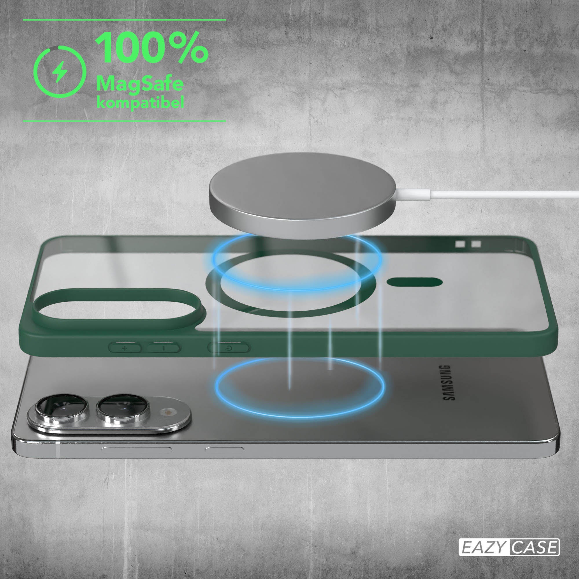 Galaxy S25 Edge transparente Hülle mit MagSafe
