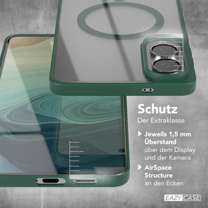 Galaxy S25 Edge transparente Hülle mit MagSafe