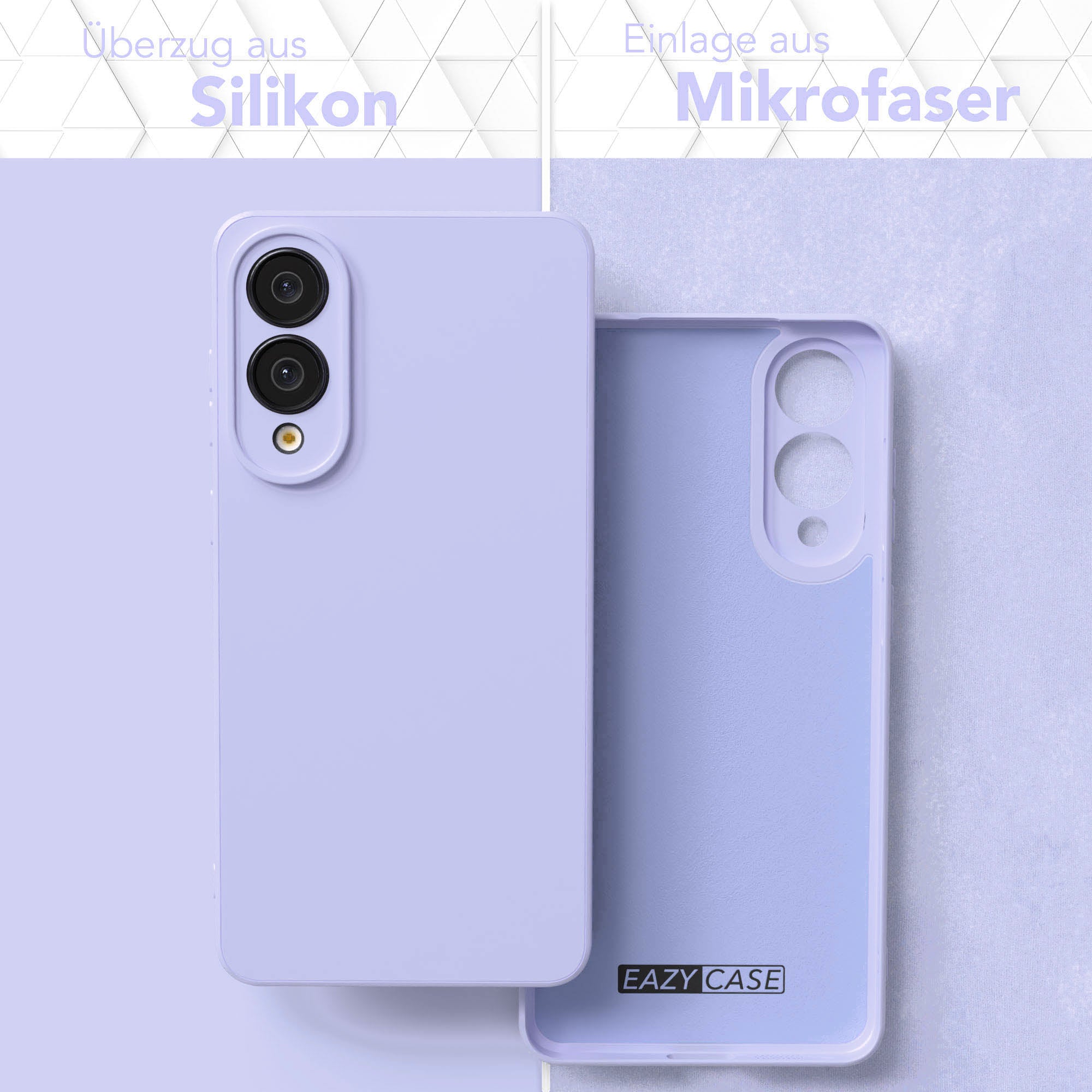 Samsung Galaxy S25 Edge Silikonhülle mit Kameraschutz von EAZY CASE 